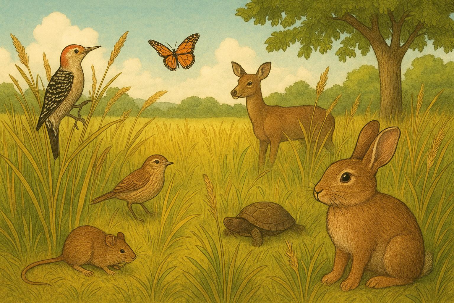 Native Grasses As Keystone Plants For Wildlife Habitats