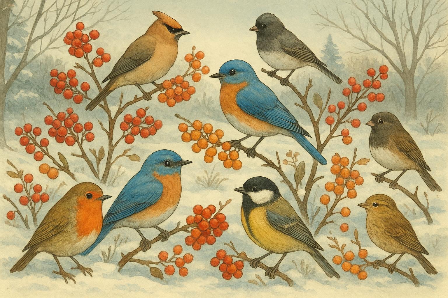 Winter Berries A Formal Guide To Berry Bushes For Birds
