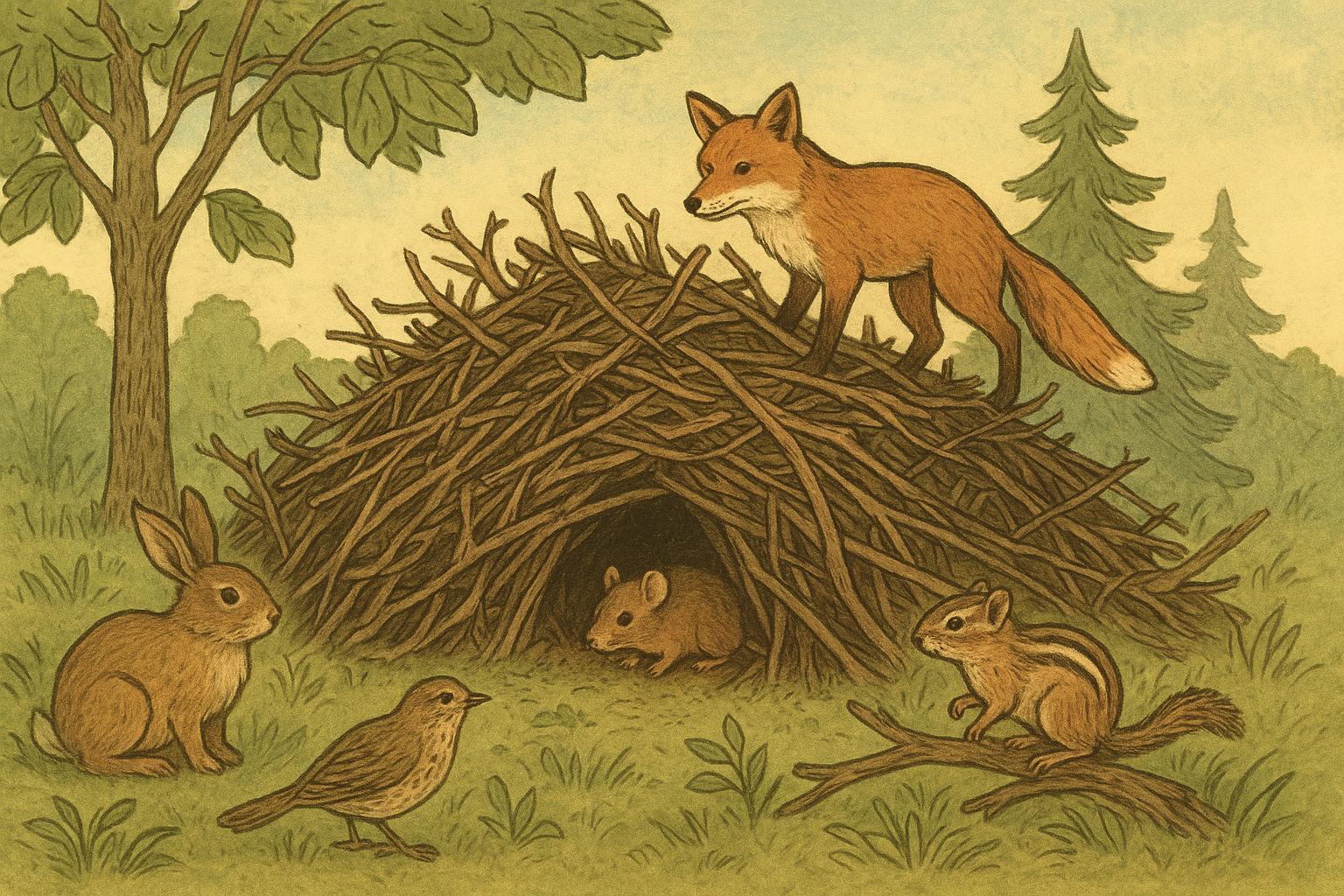Wildlife Shelter From Brush Piles A Formal Habitat Guide