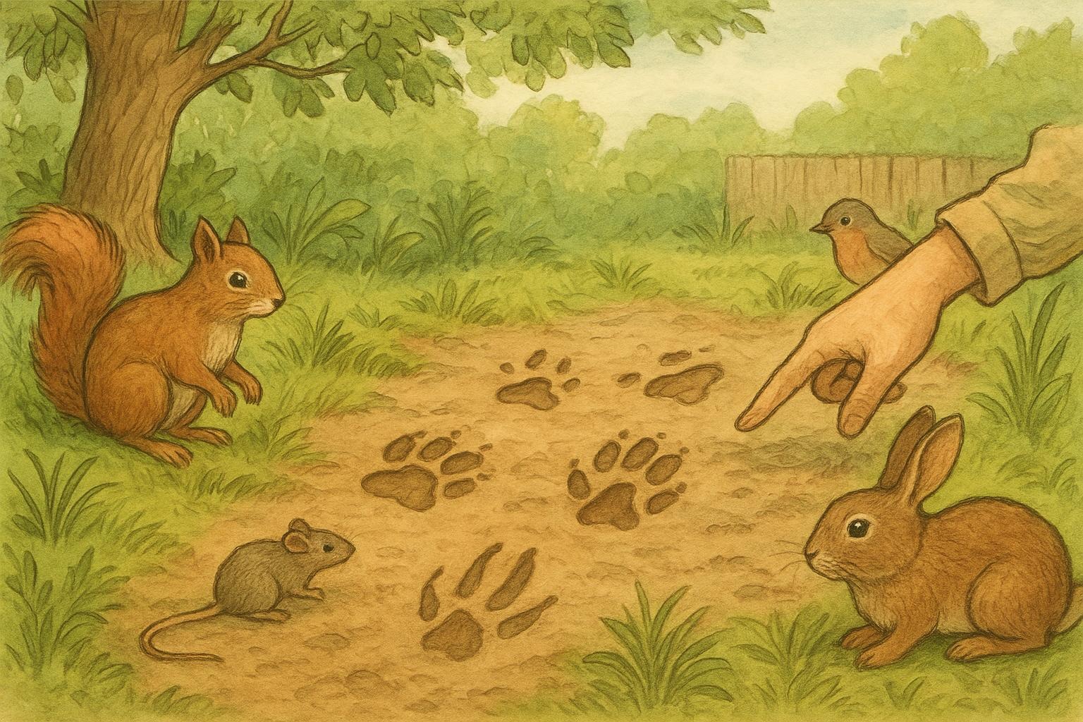 Identifying Mud Tracks Of Common Backyard Animal Signs