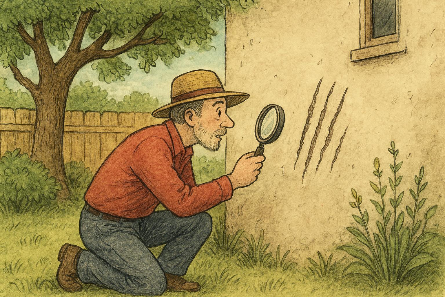 Identifying Scratching In Walls From Your Backyard