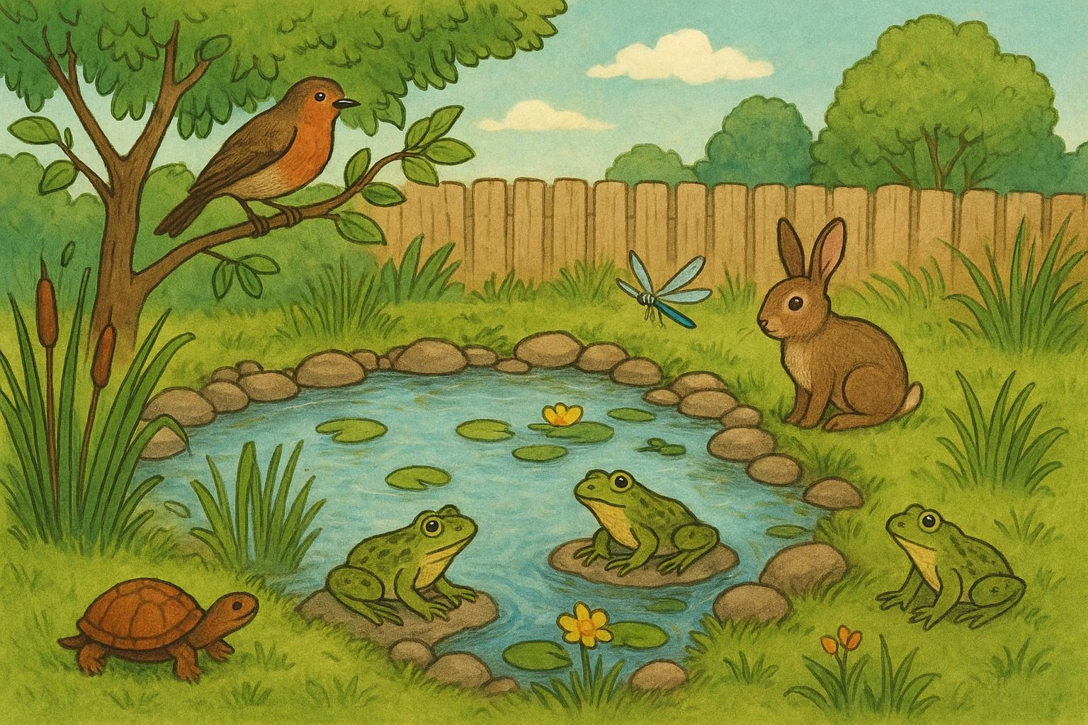 Creating A Healthy Backyard Pond Habitat For Wildlife