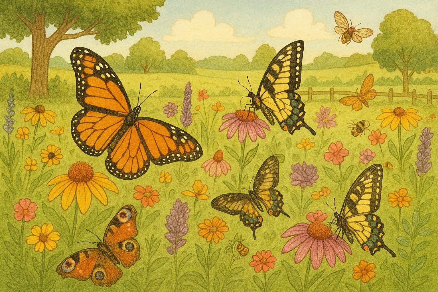 Pollinator Garden Habitats For Butterfly Gardeners