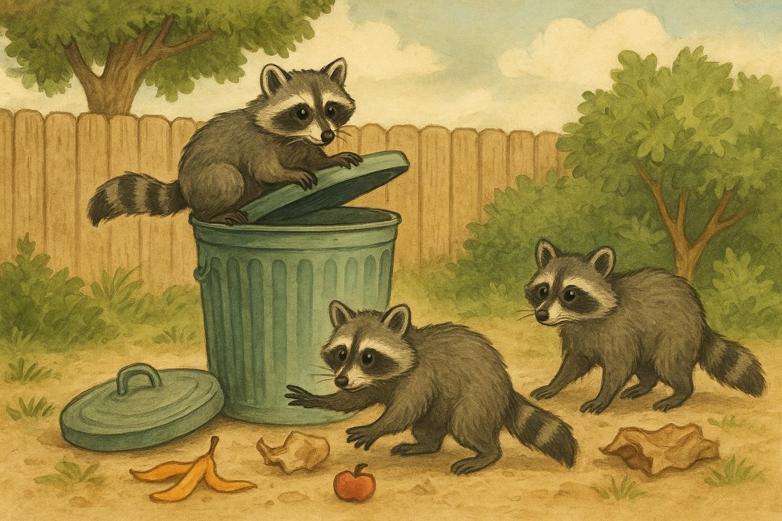 Trash Raccoons Troubles In Your Trash Cans A Backyard Guide
