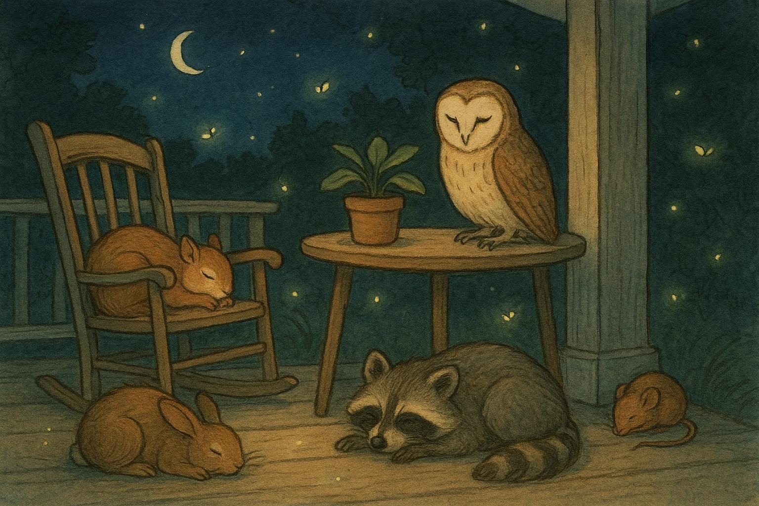 Porch Wildlife At Night Quietly Restoring Your Patio Peace