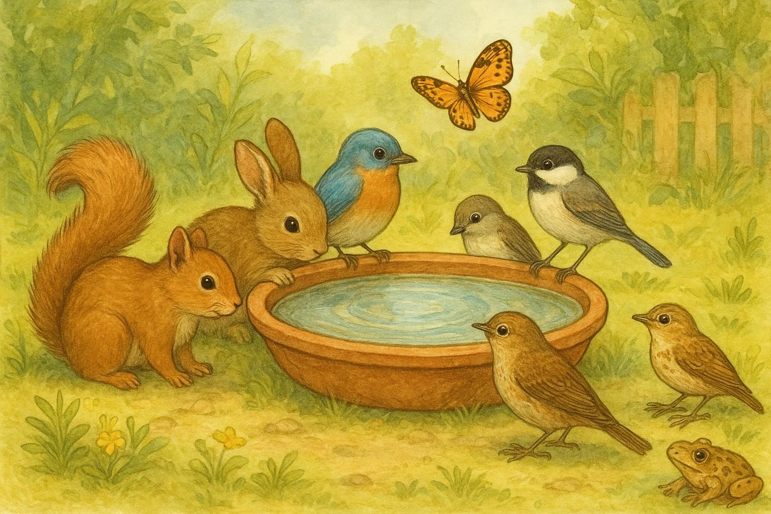 Summer Water Needs For Backyard Wildlife Practical Tips