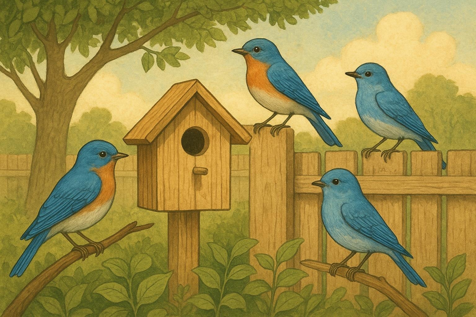 blue birds