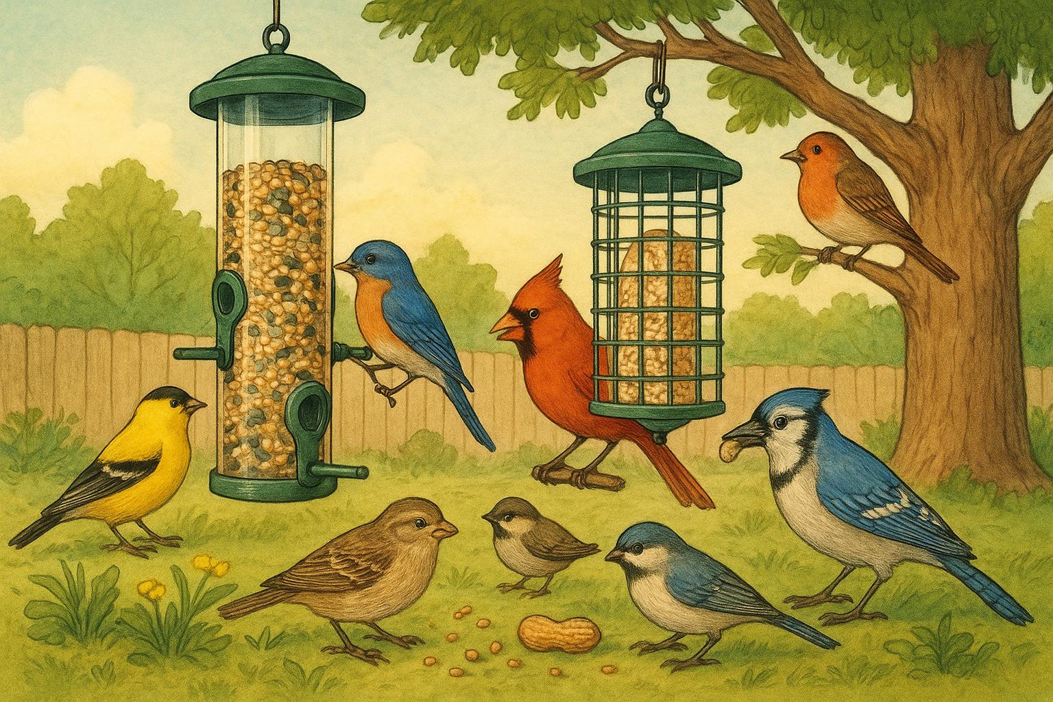 Jaw Dropping Tube Feeders Transform Your Backyard Birds