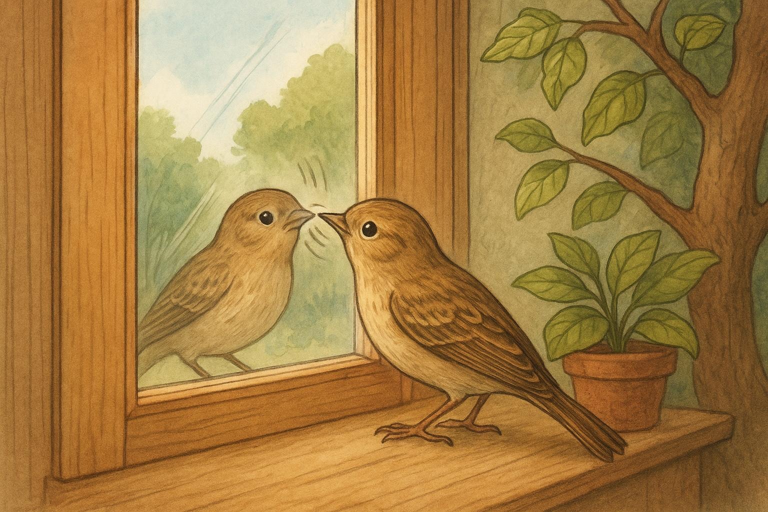 Understanding Bird Window Tapping Why Birds Tap Windows