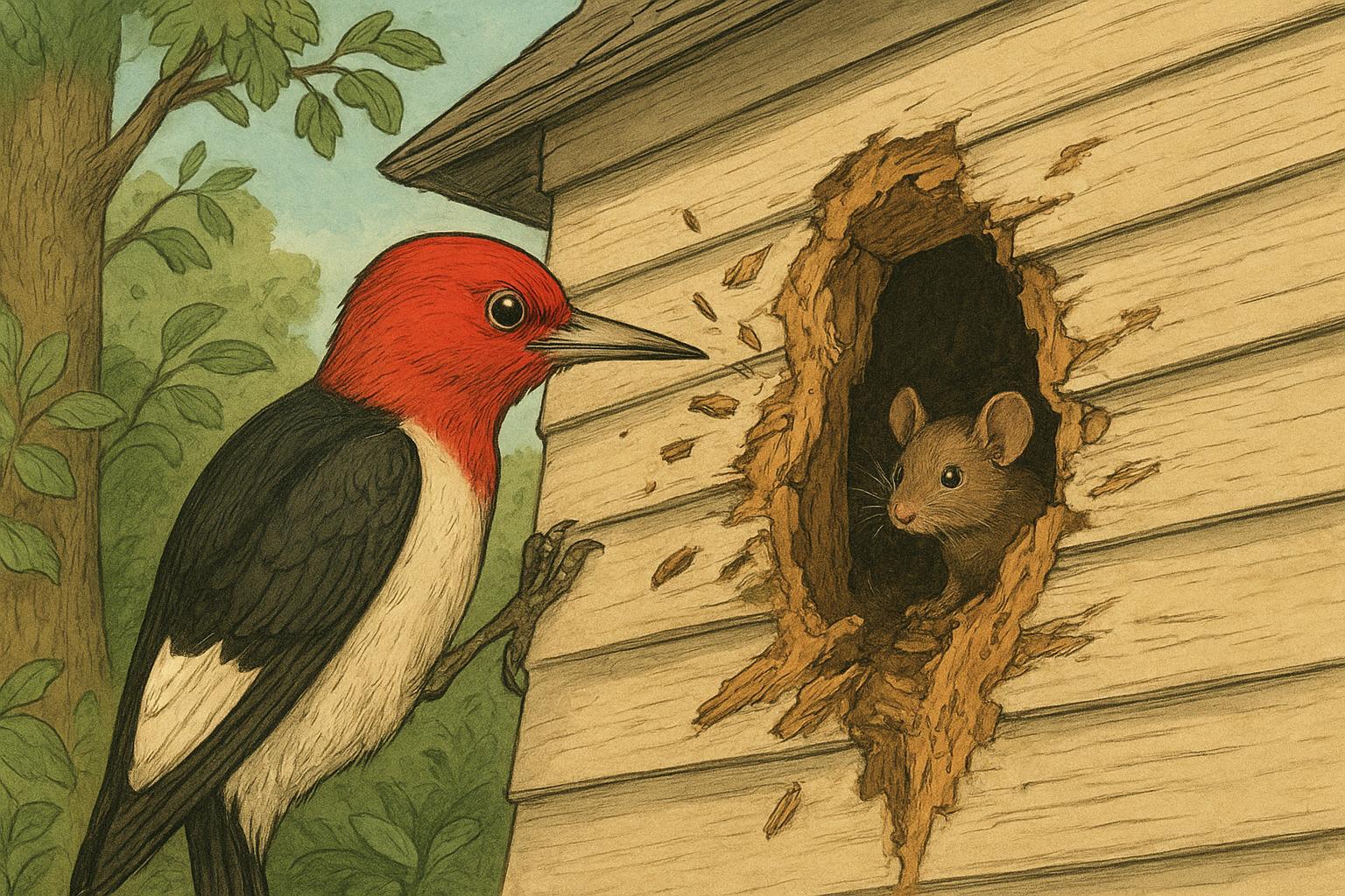 Shocking Woodpecker Damage Reveals Your Hidden Home Threat