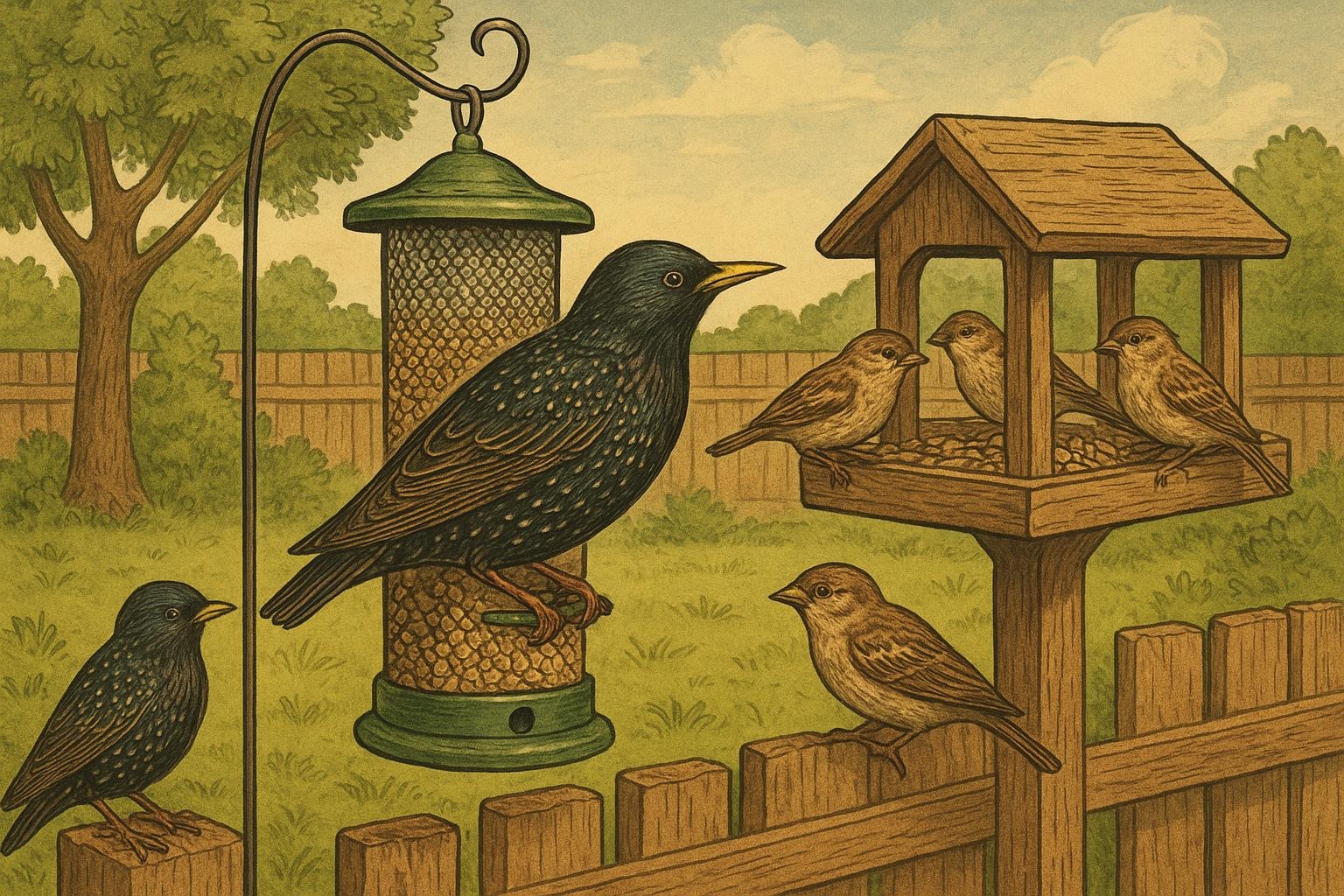 Starling Control For Backyards A Formal Feeder Guide