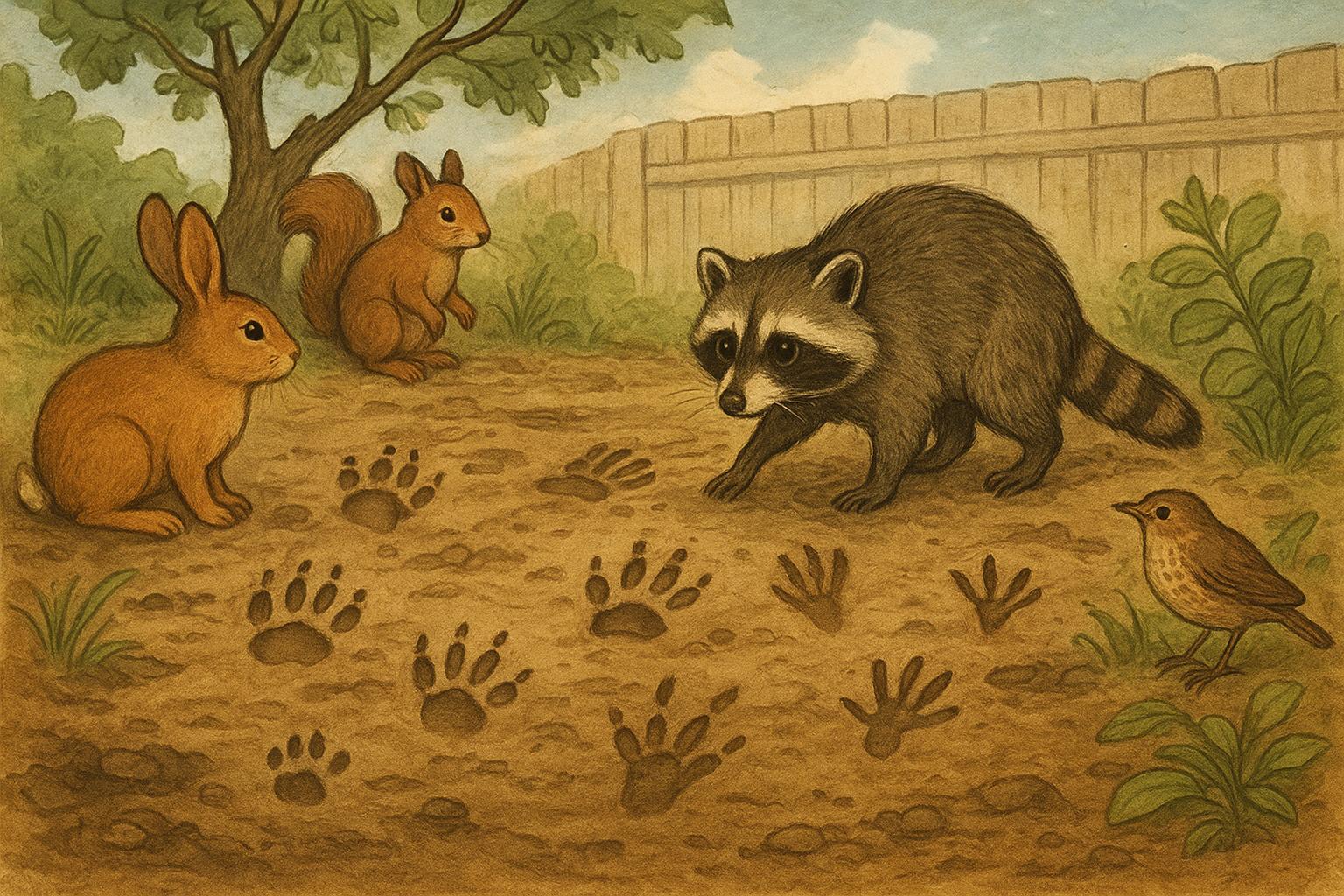 Animal Tracks In Mud A Backyard Identification Guide