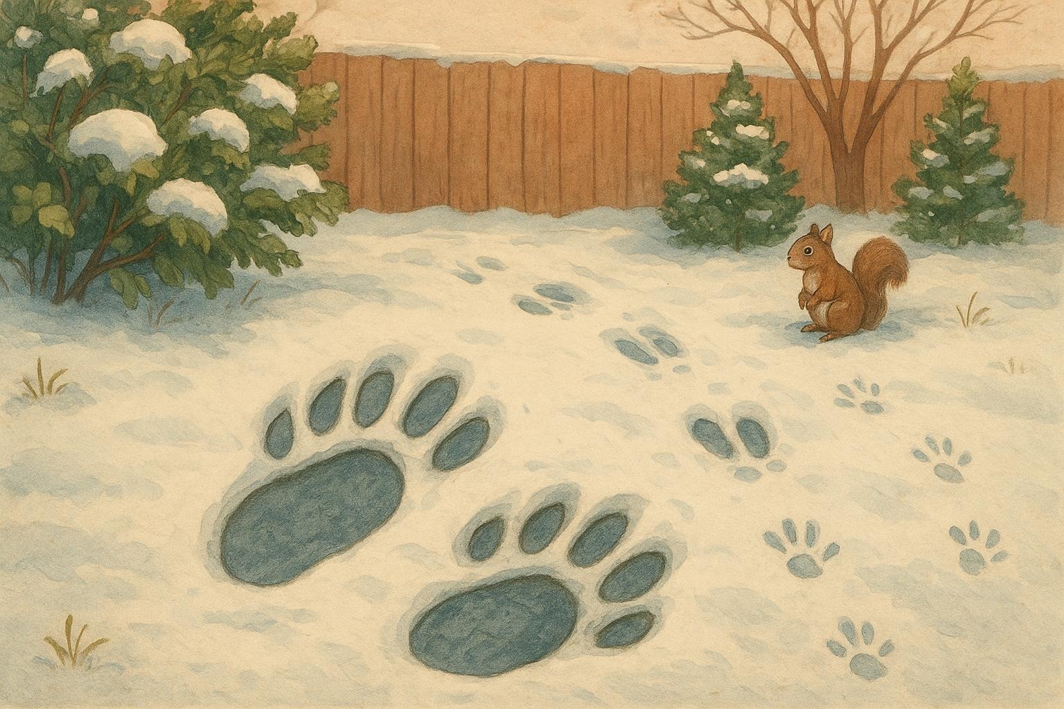 Shocking Animal Tracks Snow Reveal In Your Backyard