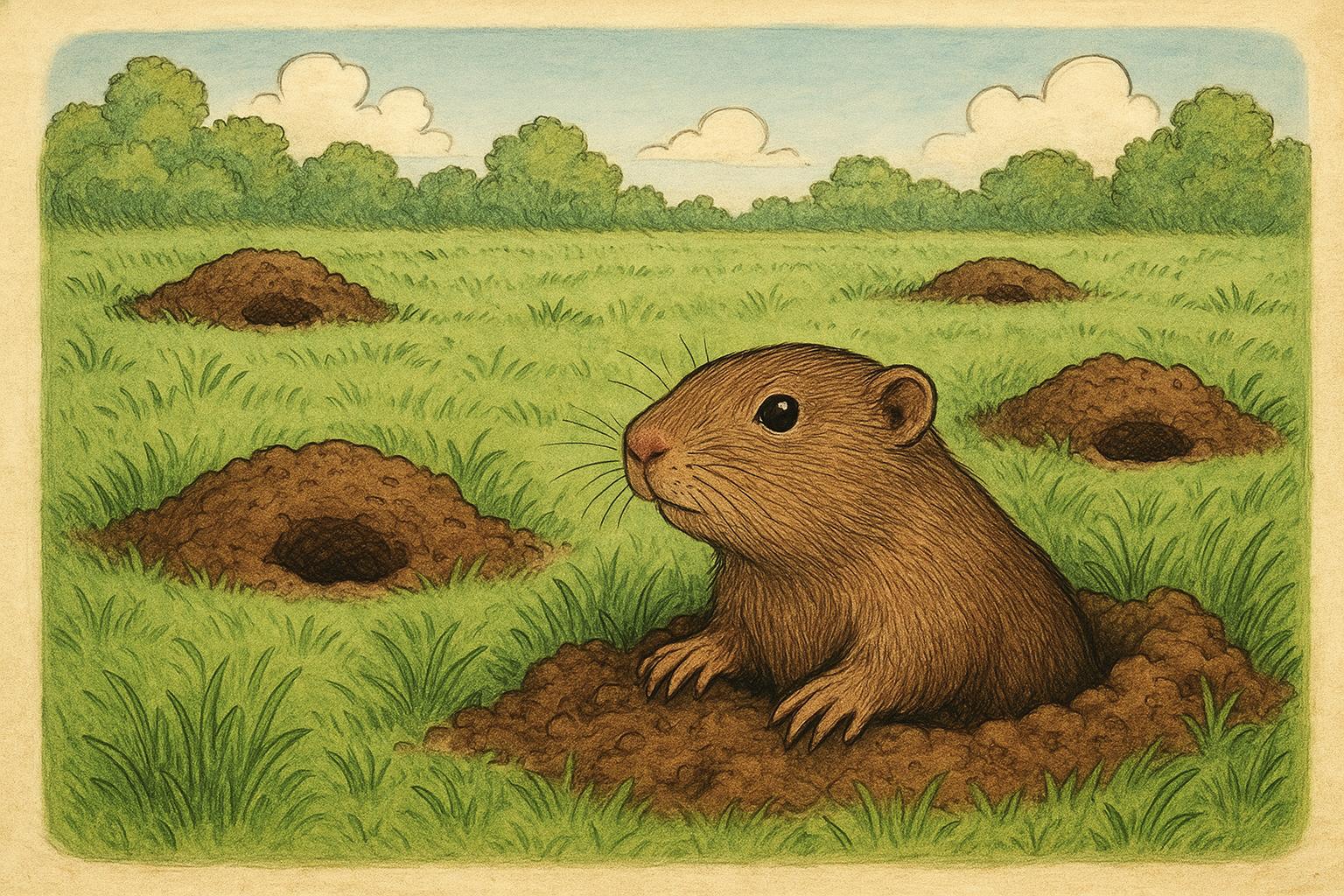 Gopher Holes Identification Guide For Lawn Damage Causes