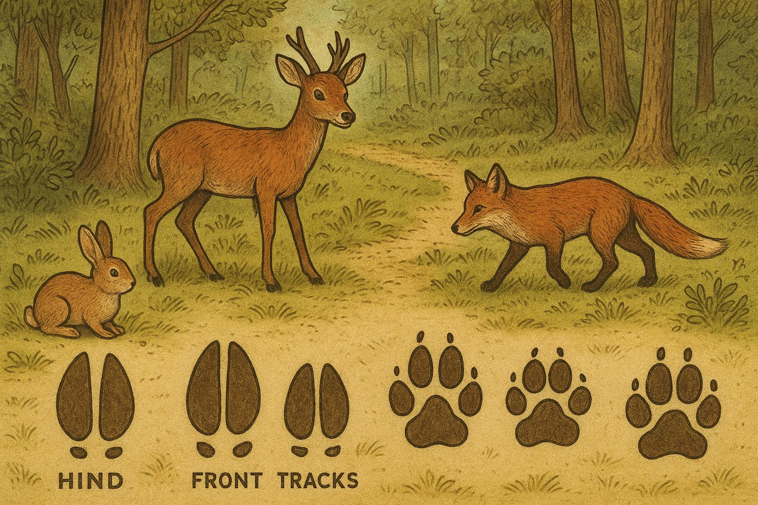 Hind Tracks And Front And Back Tracks Identification Guide