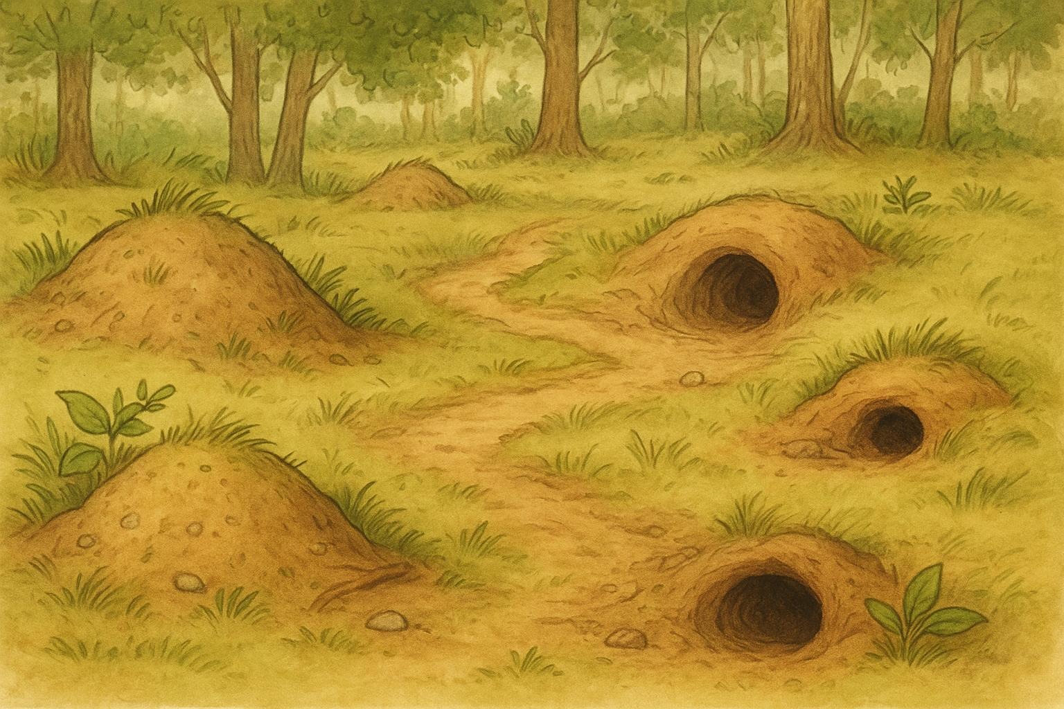 Burrow Identification Distinguishing Mounds From Burrows