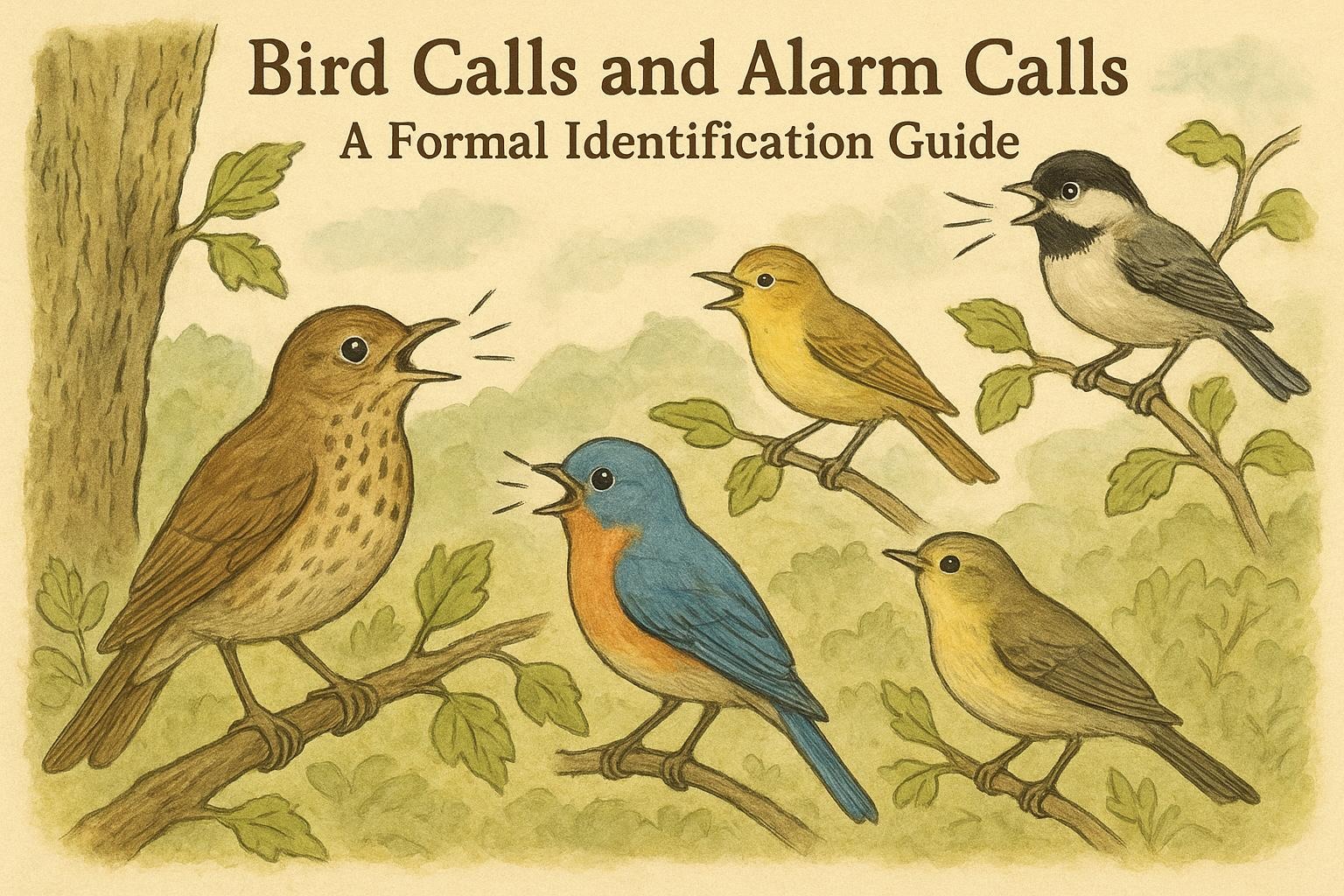 Bird Calls And Alarm Calls A Formal Identification Guide