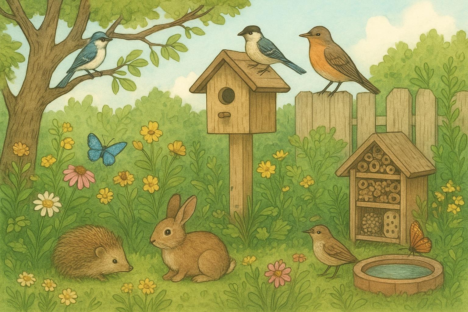 Small Yard Habitat Ideas for Wildlife Friendly Design