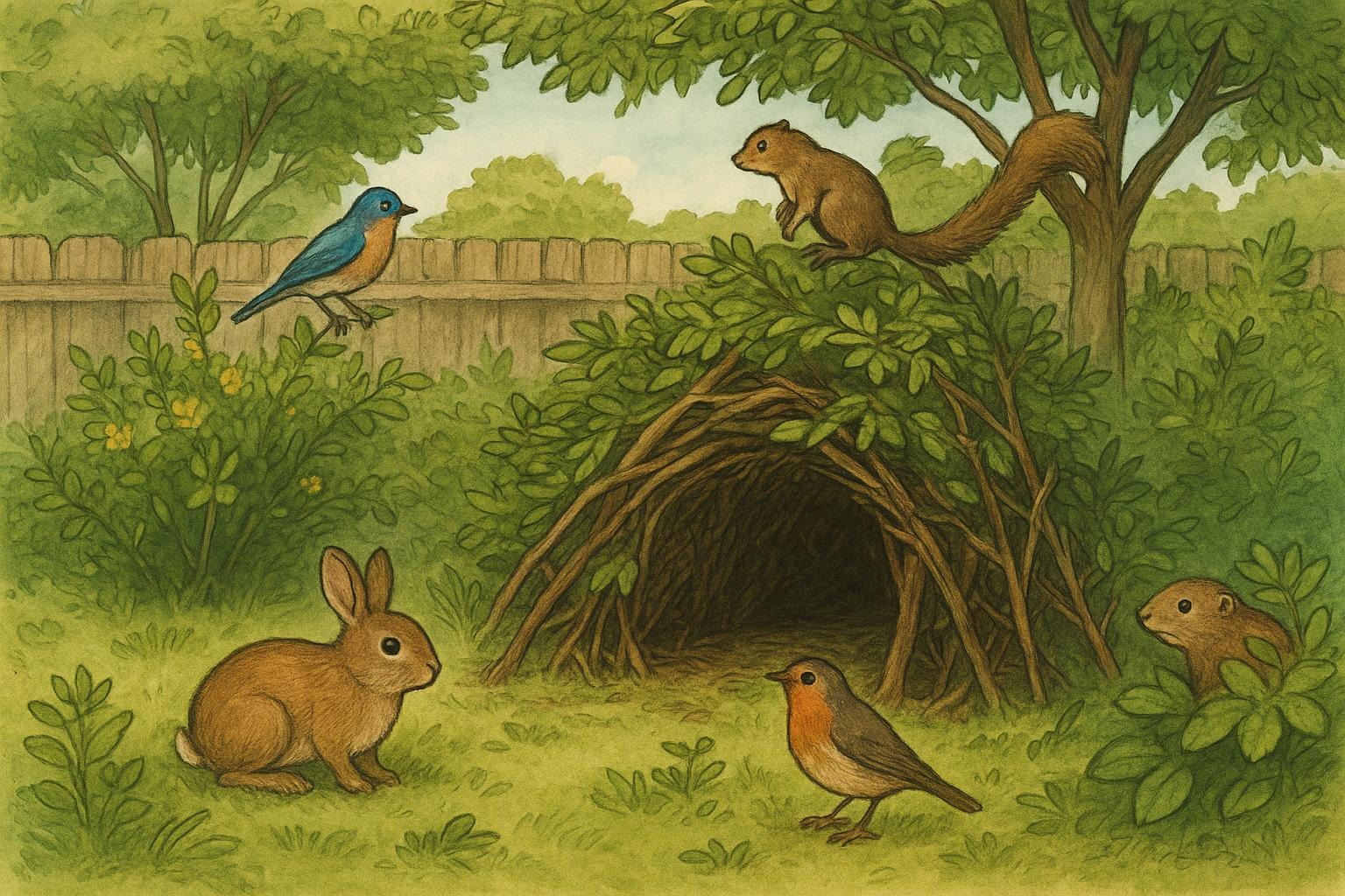 Turn Your Yard Into Brush Shelter Sensation For Wildlife