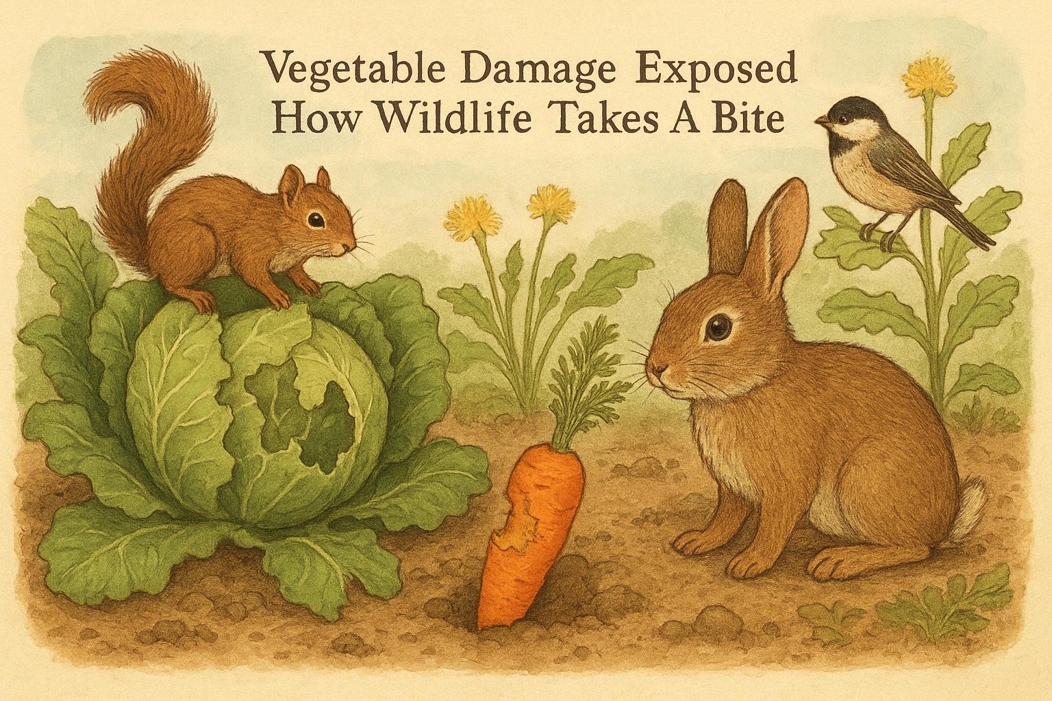 Vegetable Damage Exposed How Wildlife Takes A Bite