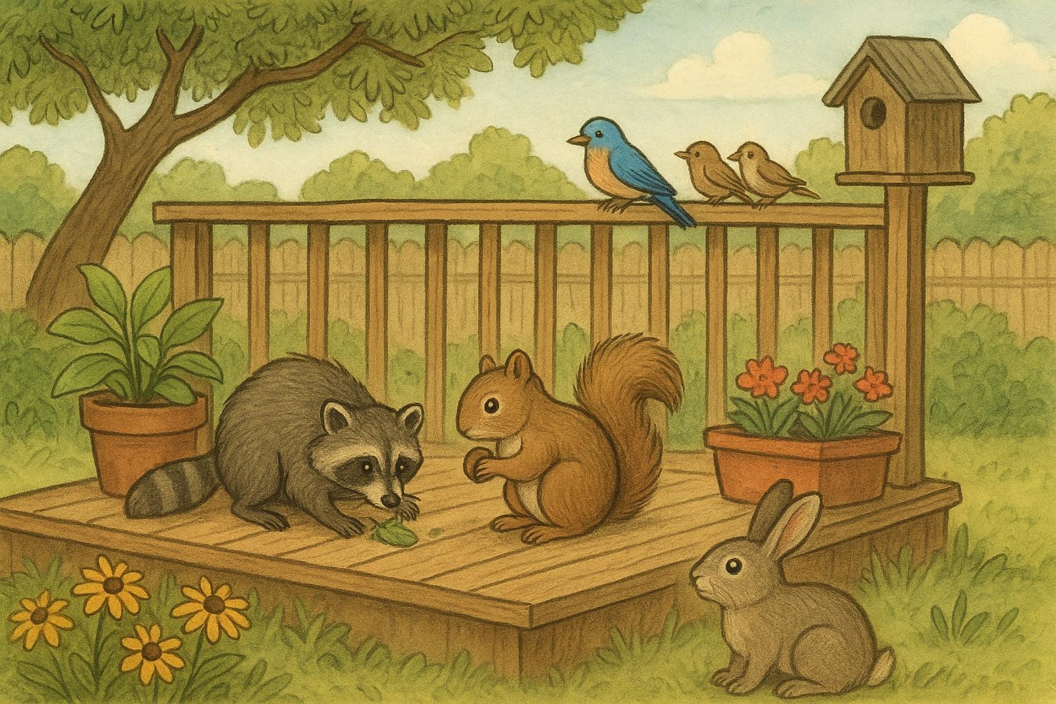 Deck Wildlife Quandaries Tamed With Clever Backyard Tips