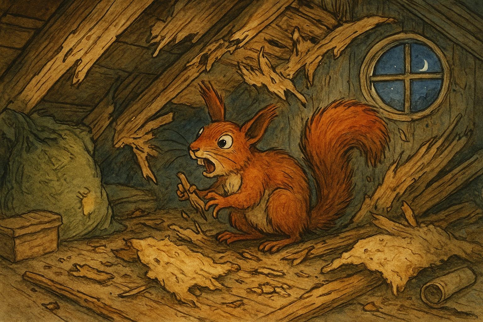 Shocking Squirrel Damage Exposed In Your Attic Tonight