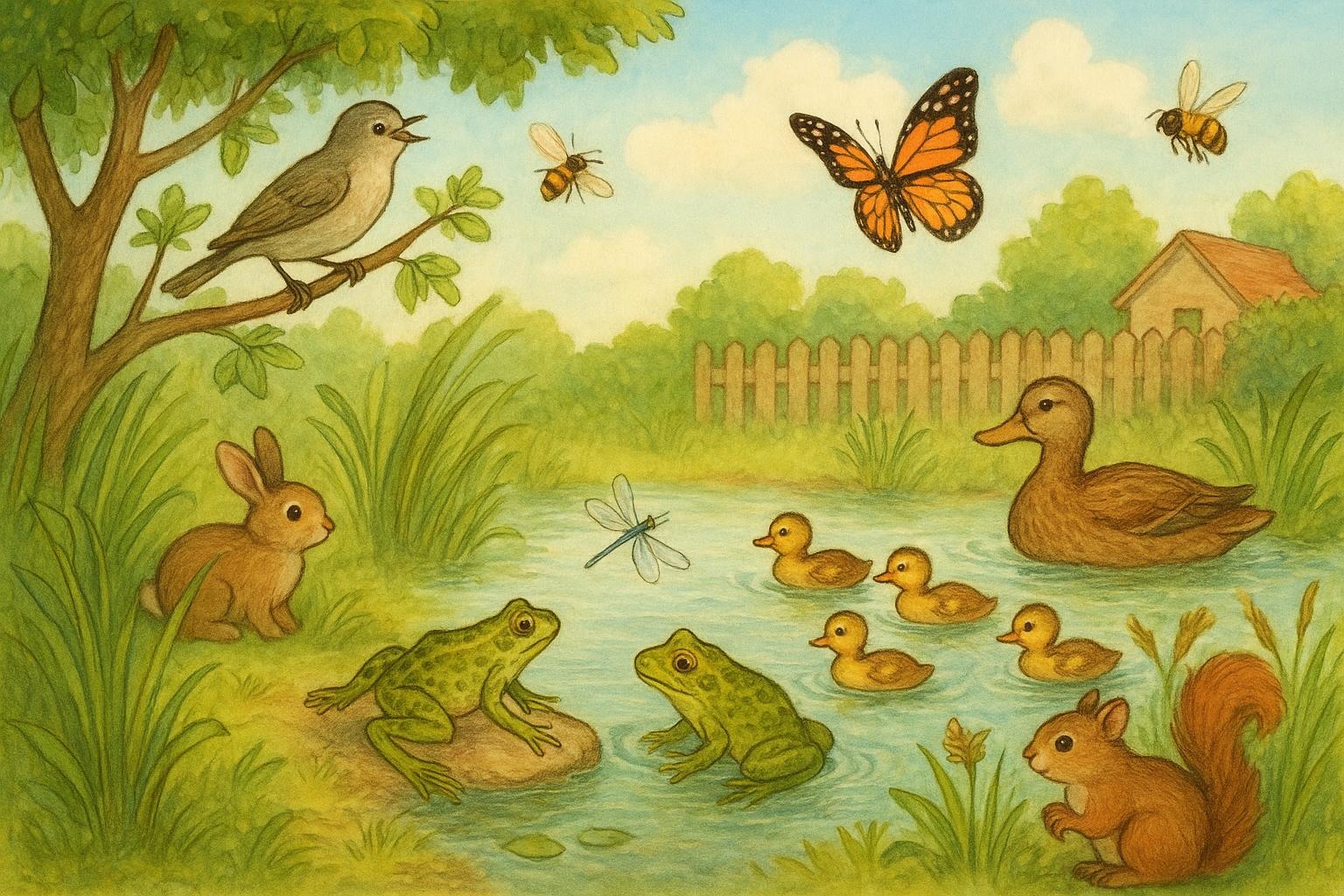 Pond Water Sparks Summer Wildlife Frenzy In Your Backyard