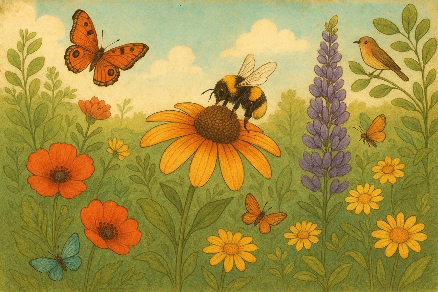 Boosting Garden Pollinators For Summer Wildlife In Gardens