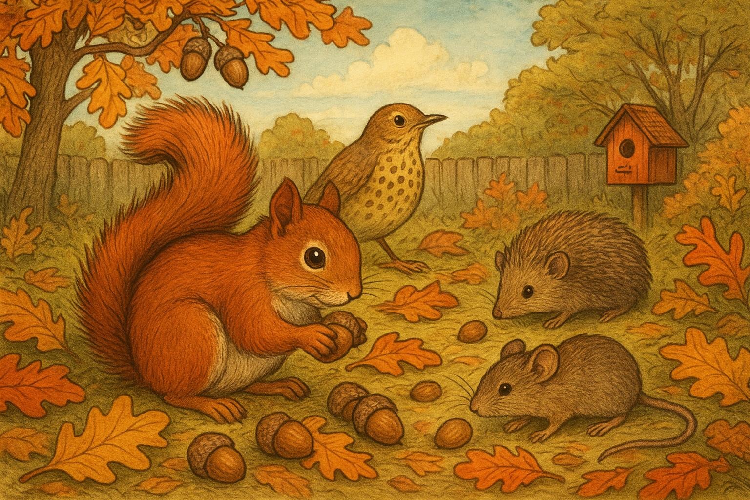 Acorns And Autumn Foraging A Backyard Wildlife Guide