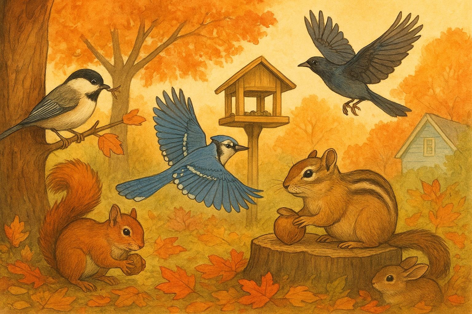 Autumn Migration Frenzy Prep For Backyard Wildlife Flight