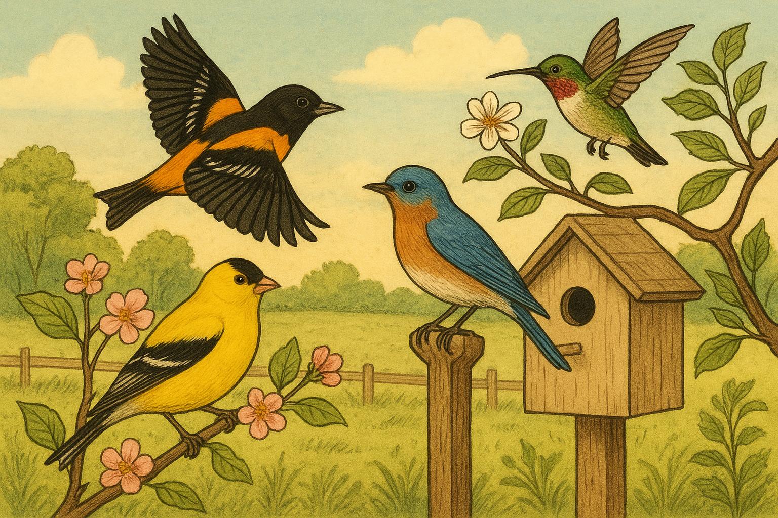 Spring Migration in Backyard Birds A Seasonal Guide