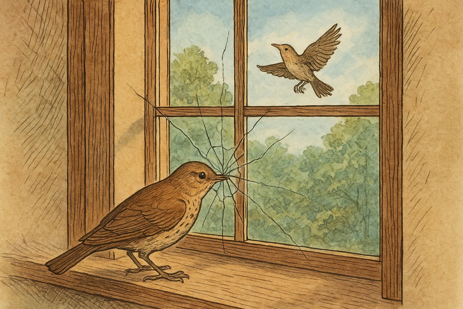 Window Behavior Revealed Why Birds Tap Windows Now