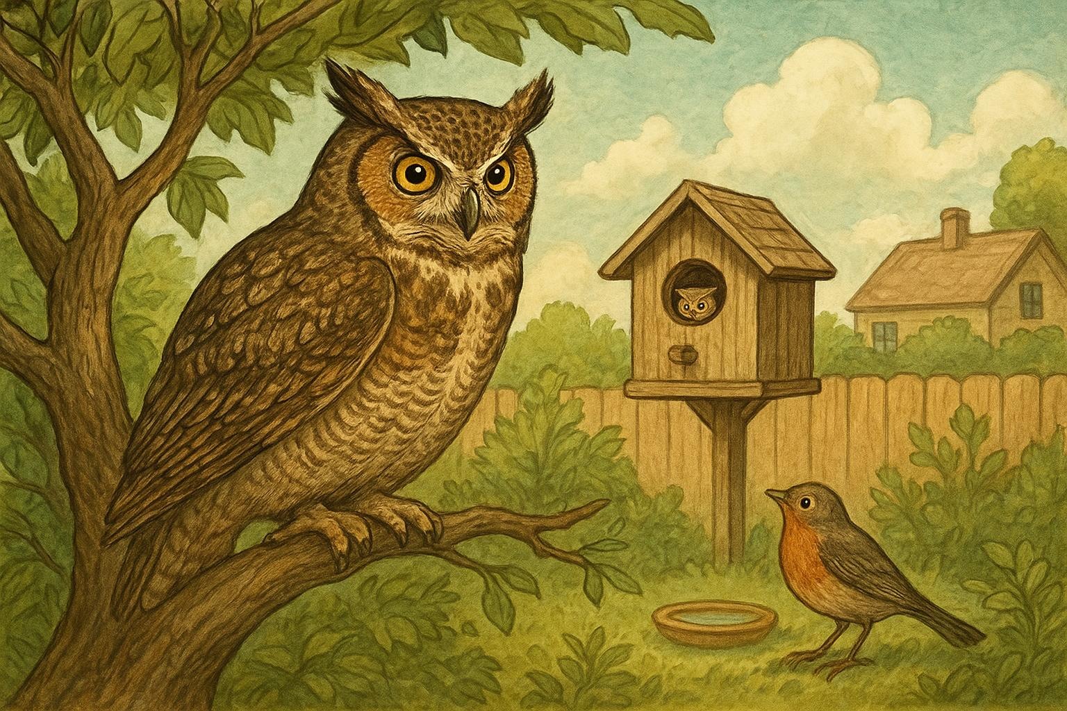 Great Horned Owl Habits and Conservation in Backyards