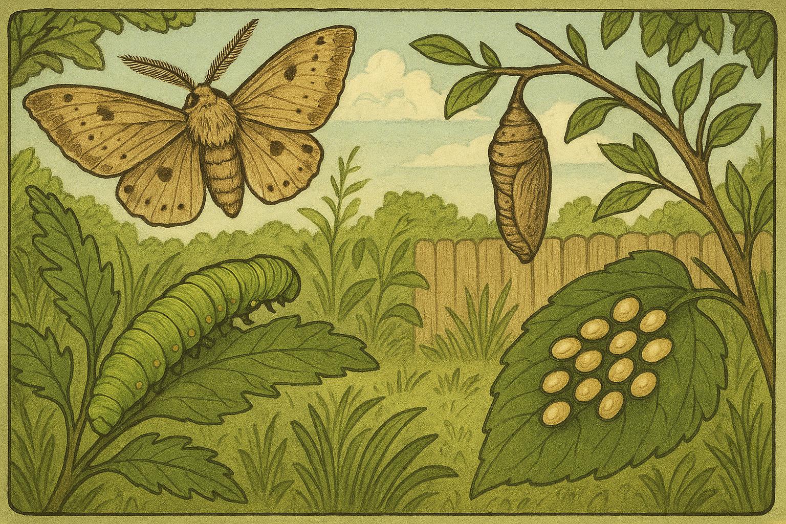 Moth Life Cycle Explained In Your Backyard Guide Overview