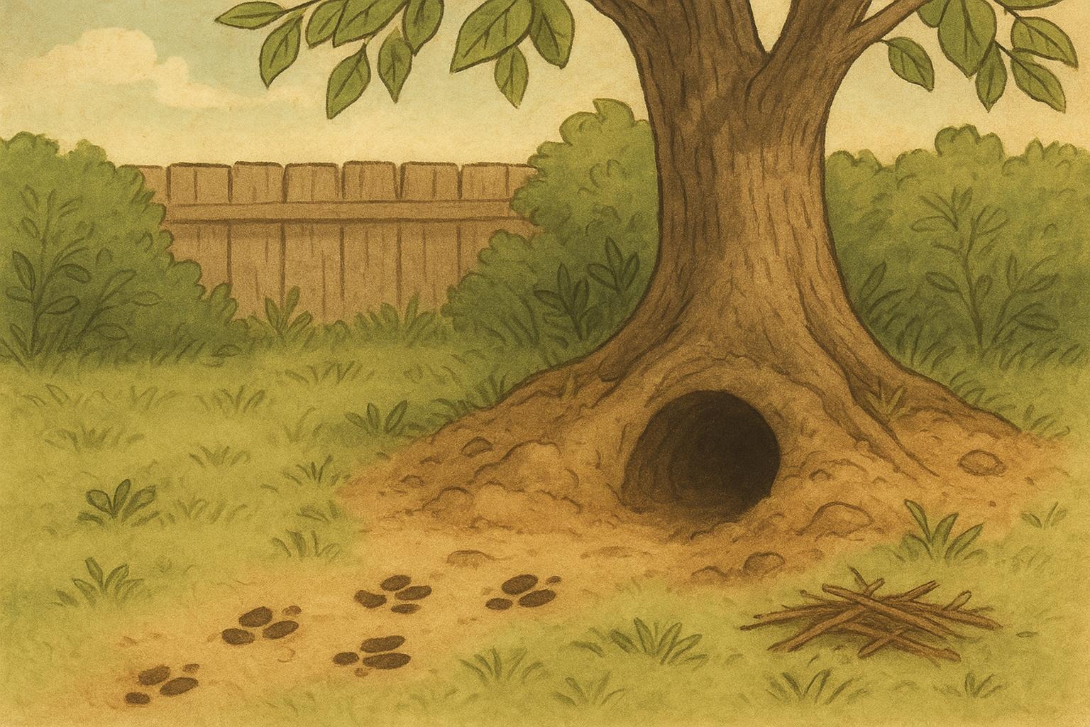 Den Sites Secrets For Identifying Mammal Dens In Yards
