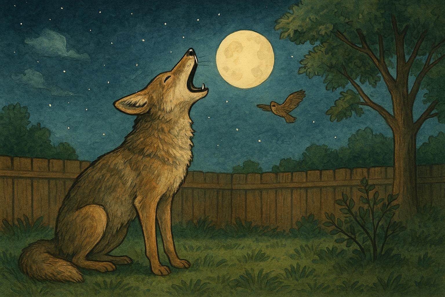 Coyote Howls Night Calls Identification Guide For Backyards