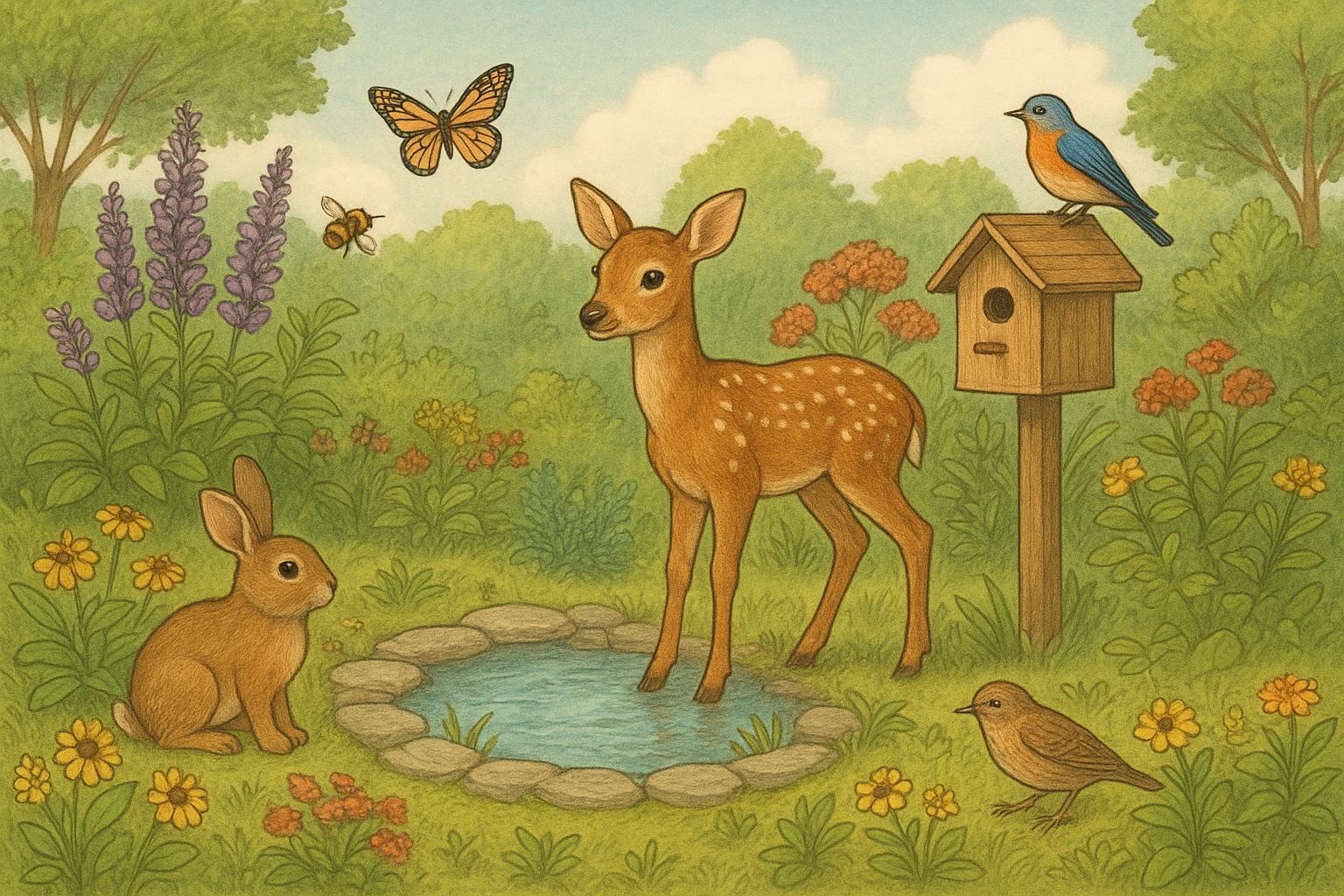 Designing A Wildlife Friendly Yard For Balanced Care