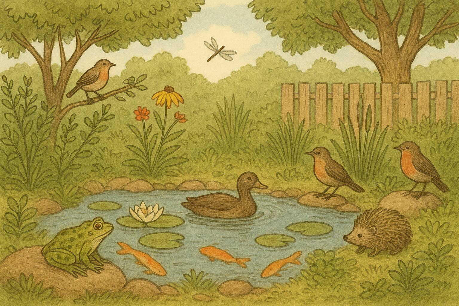 Pond Ideas for a Wildlife-Friendly Small Yard Habitat