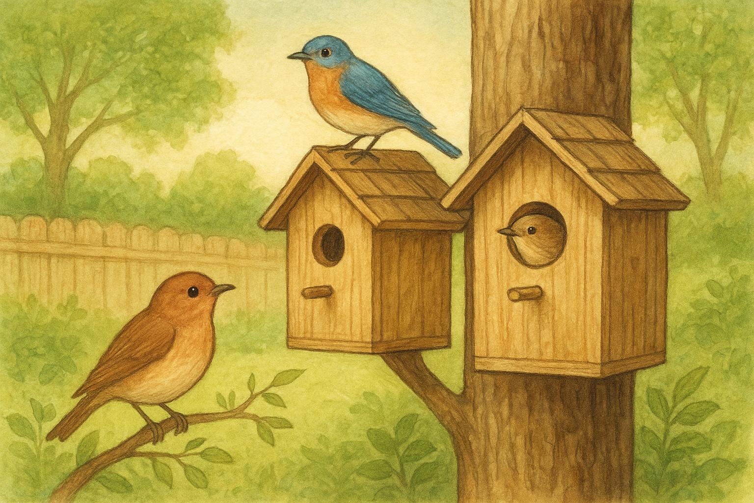 Nesting Boxes Create Cozy Shelters For Backyard Birds