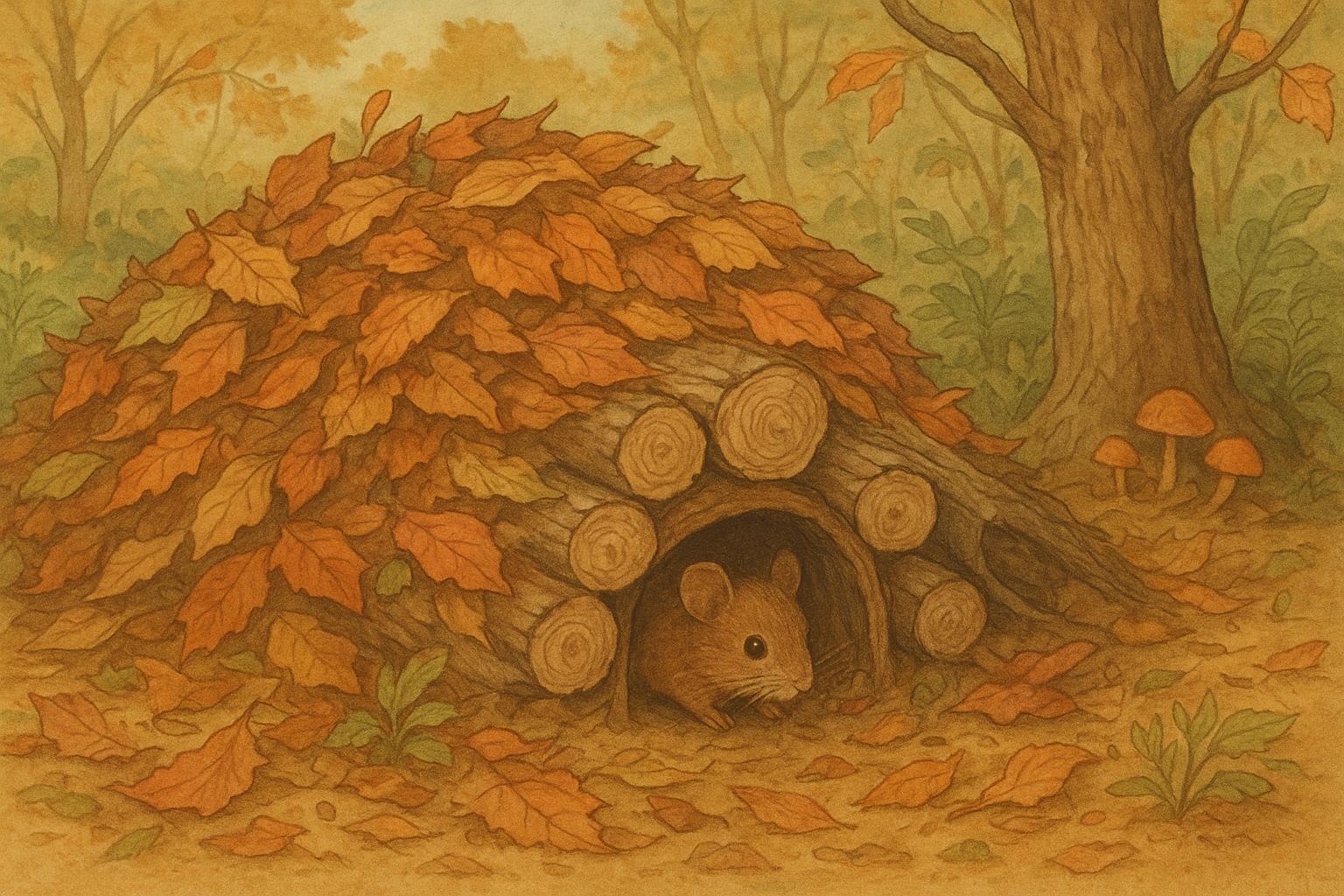 Leaf Litter Secrets Reveal Hidden Log Piles And Shelters
