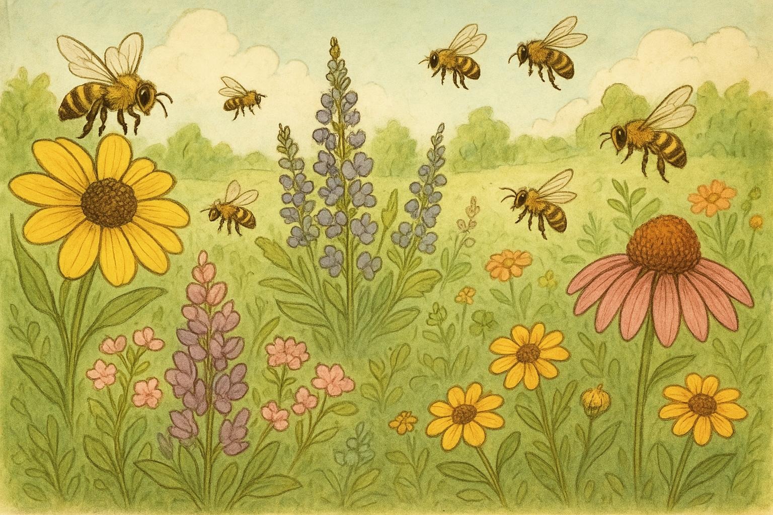 Bee Gardens and Bee Plants for Pollinator Gardens Today