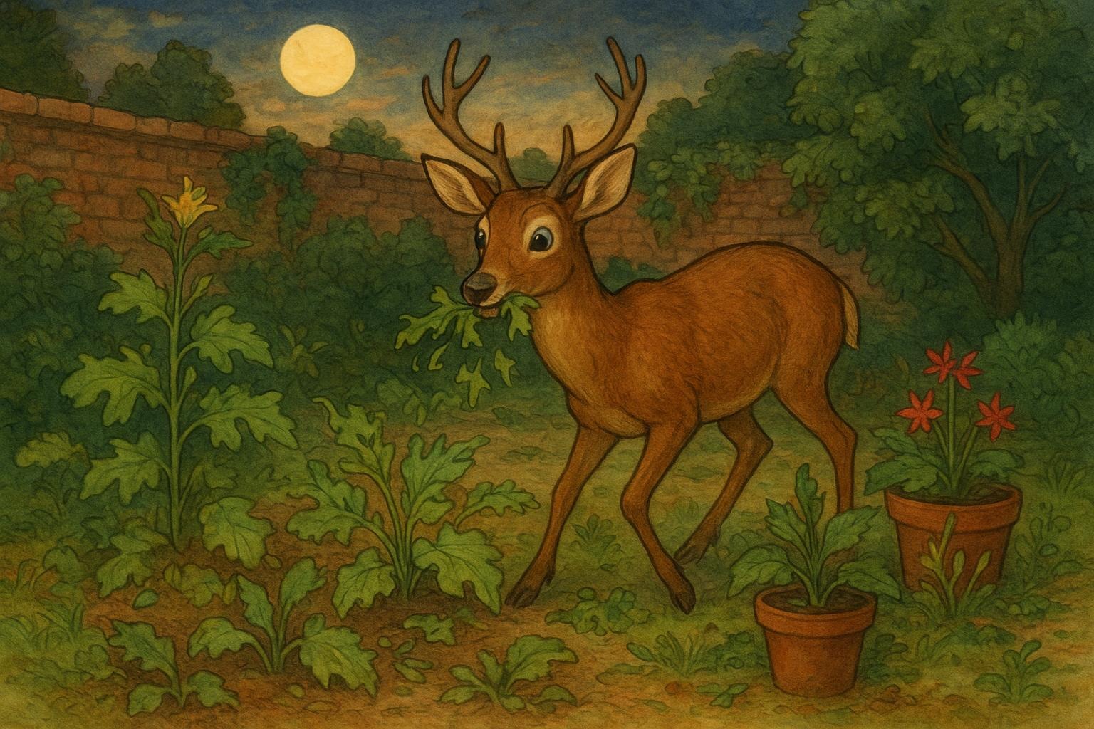 Deer In Garden Frenzy Leaves Your Plants Chewed Tonight