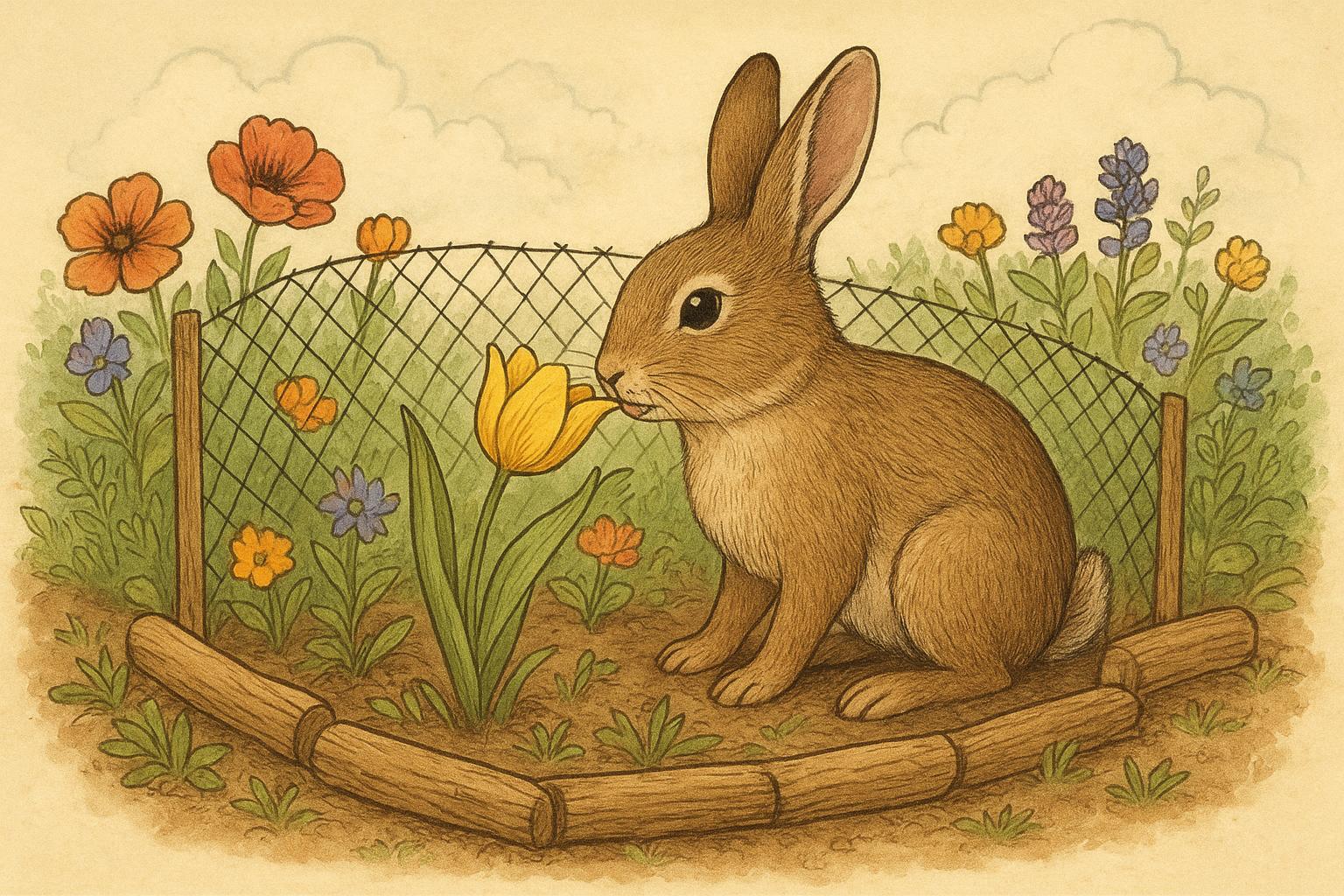 Rabbit Nibble Solutions For Protecting Flower Beds
