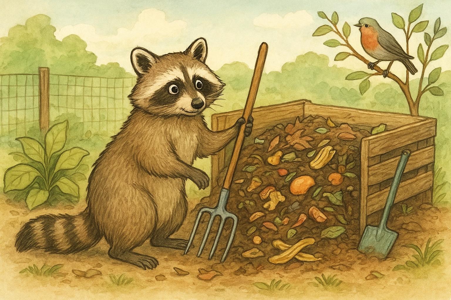 Raccoon Compost Rescue How To Keep Critters Out Of Your Yard