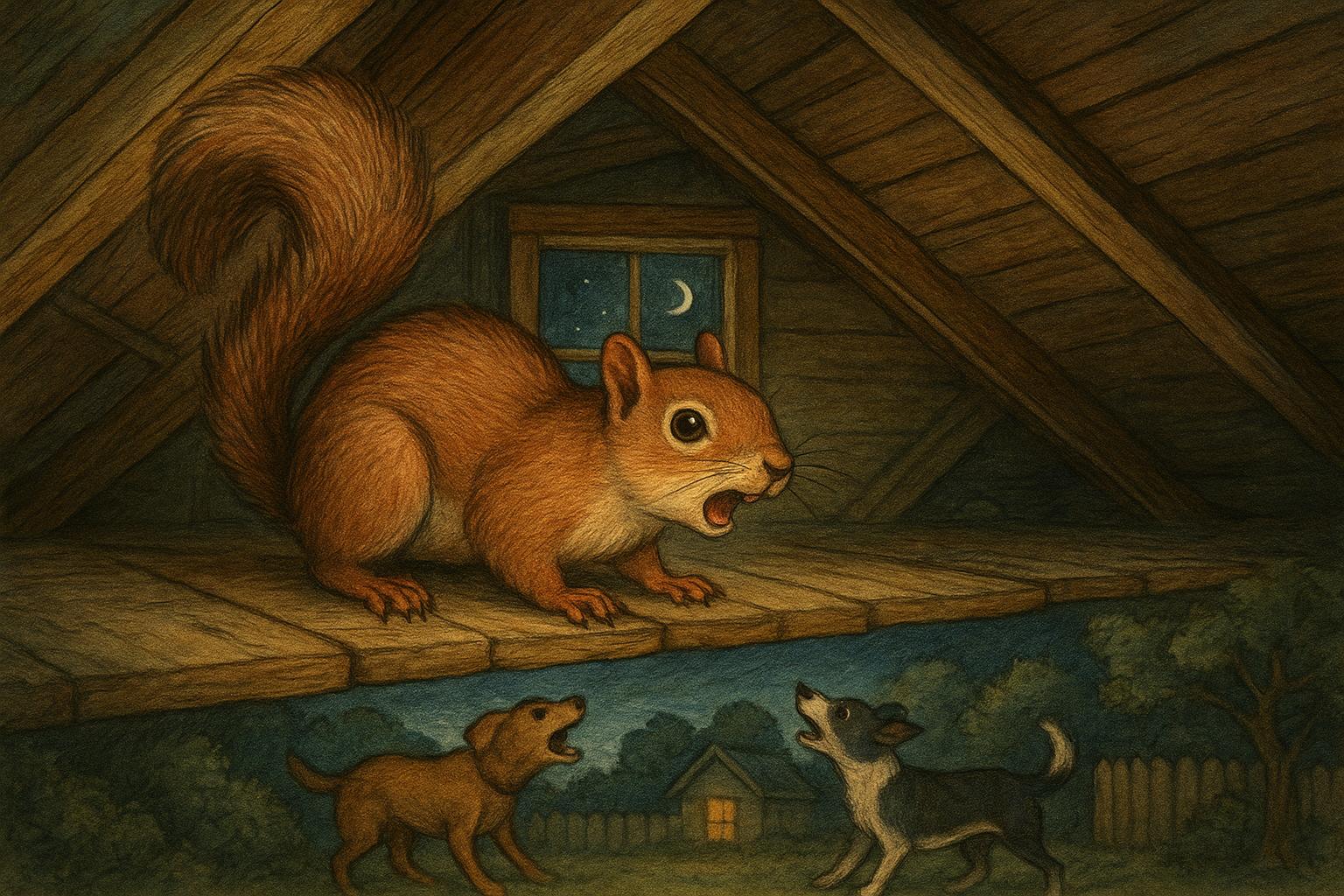 Attic Squirrel Invasion Sparks Wild Backyard Alarm Tonight