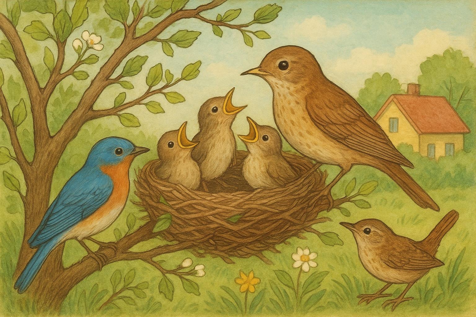 Nesting Birds In Spring Season Backyard Wildlife Guide