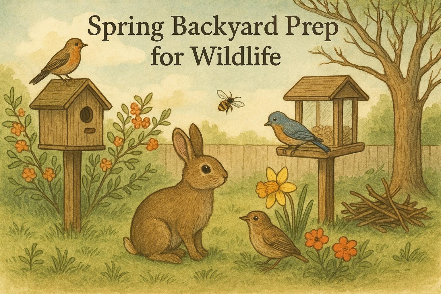 Spring Backyard Prep For Wildlife A Formal Guide Today