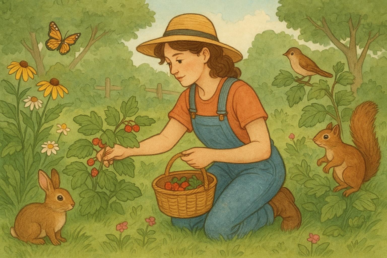 Garden Foraging Tips For Safe Summer Backyard Wildlife