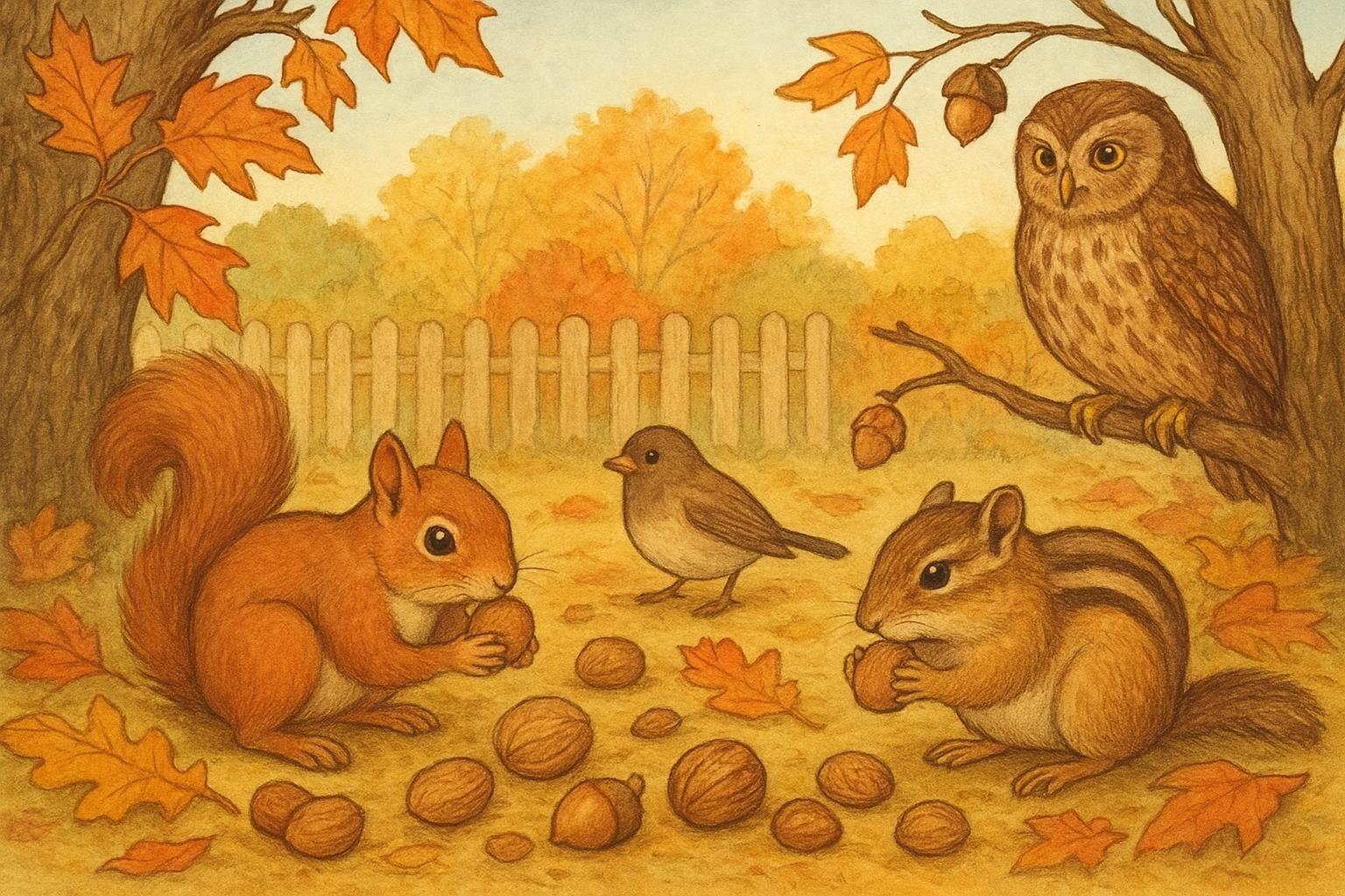 Nut Foraging In Fall Backyard Wildlife Guide Seasonal Tips