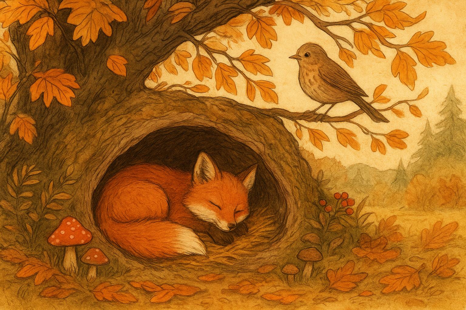 Autumn Denning Delights And The Cozy Winter Den Shelter